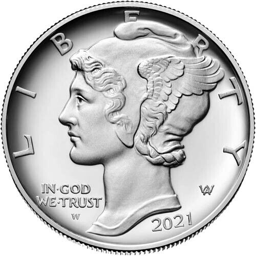 2021-w 1 Oz Proof American Palladium Eagle Coin (box + Coa)